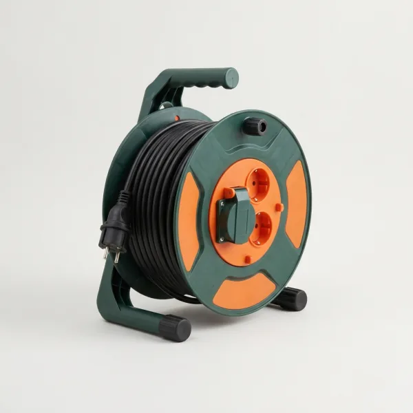 Kabelhaspel voor de camping