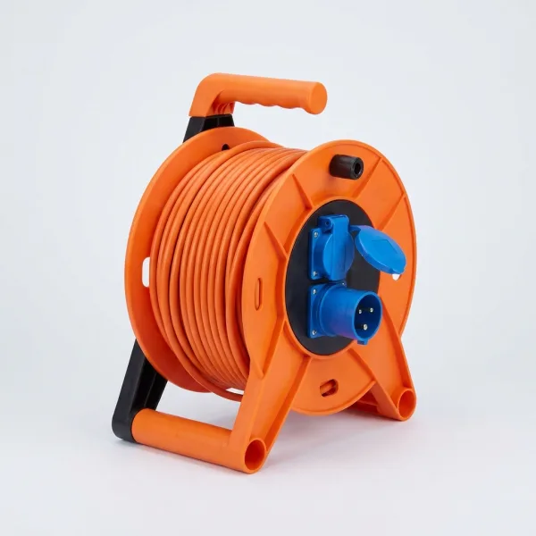 Kabelhaspel voor de camping