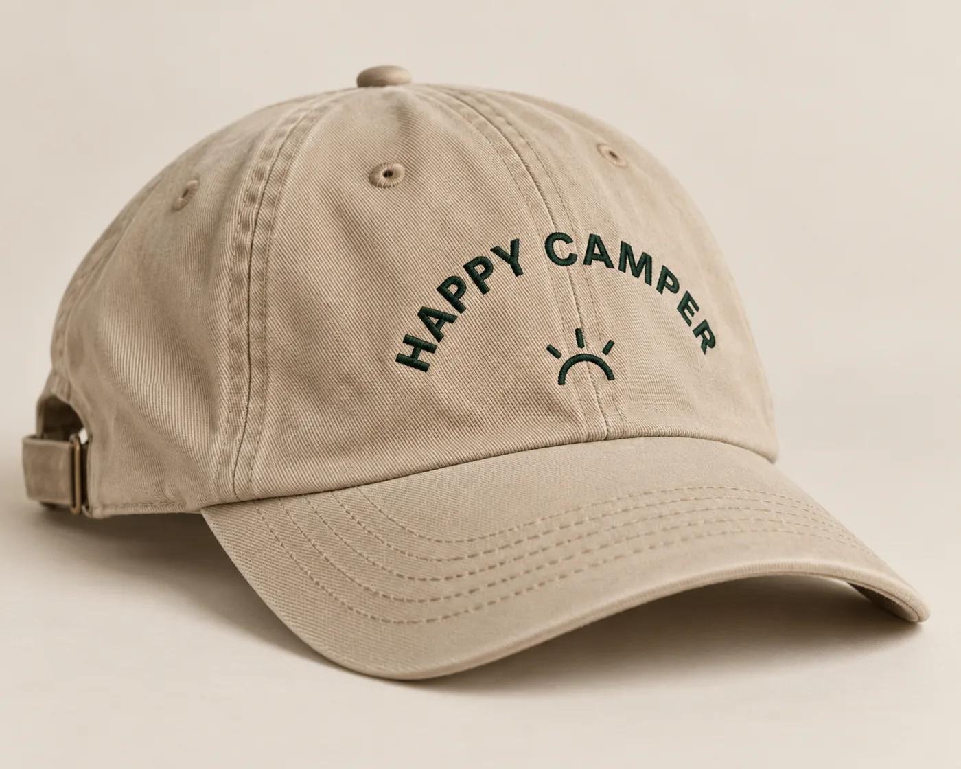 Happy Camper, beige, detail (ontwerpweergave)